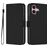 Mobigear Urban Wallet iPhone 16 Étui Portefeuille - Noir