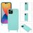 Mobigear Lanyard iPhone 14 Pro Max Silicone Coque avec cordon - Turquoise