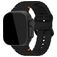 Mobilize Buckle Bracelet Silicone Apple Watch Fermeture boucle ardillon - 49/46/45/44 mm - Noir