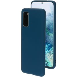 Mobiparts Coque Samsung Galaxy S20 Coque arrière en Silicone - Blueberry Blue