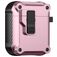 Mobigear Armor Clip Coque Apple AirPods 1 Coque Rigide - Rose