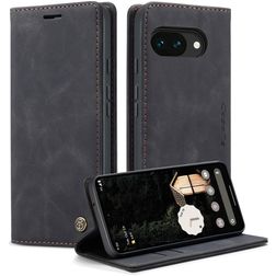 CaseMe 013 Housse Google Pixel 10a Etui Porte-Monnaie - Noir