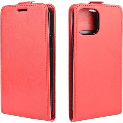 Mobigear iPhone 12 Étui à rabat - Rouge
