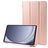 Mobigear Tri-Fold Gel Coque Samsung Galaxy Tab A9 (2023) Etui en TPU,Similicuir - Rose doré
