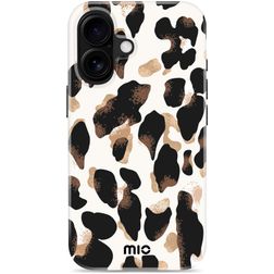 MIO iPhone 16 MagSafe Plastique rigide Coque arrière - Leopard