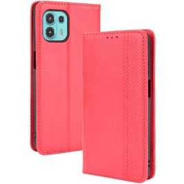 Mobigear Sensation Housse Motorola Edge 20 Lite Etui Porte-Monnaie - Rouge