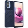 Mobigear Groove Coque POCO M5s Coque arrière en TPU Souple - Bleu