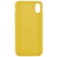 Mobigear Colors Coque iPhone XR Coque arrière en TPU Souple - Jaune
