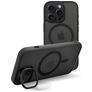 Mobilize Hybrid Pro Coque iPhone 15 Pro MagSafe Coque arrière Rigide Anti-Chocs - Noir