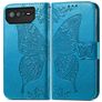 Mobigear Butterfly Housse ASUS ROG Phone 6 Etui Porte-Monnaie - Bleu