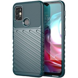 Mobigear Groove Coque Motorola Moto G20 Coque arrière en TPU Souple - Vert