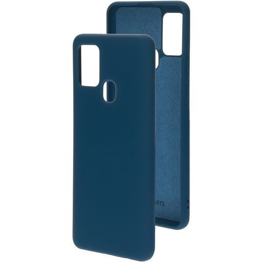 Mobiparts Coque Samsung Galaxy A21s Coque arrière en Silicone - Blueberry Blue