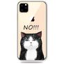 Mobigear Design Coque iPhone 11 Pro Max Coque arrière en TPU Souple - Chat