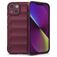 Mobigear Bumpy Coque iPhone 14 Coque arrière en TPU Souple - Bordeaux