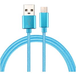 Mobigear Nylon - Câble USB-A vers USB-C 1 mètre - Bleu Mobigear Nylon - Câble USB-A vers USB-C 1 mètre - Bleu