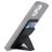 Mobigear Folding Snap-On - Porte Cartes en - 3 Cartes - Compatible MagSafe - Noir