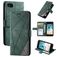 Mobigear Rhombus Housse iPhone SE (2022) Etui Porte-Monnaie - Vert