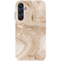 MIO Samsung Galaxy A25 5G MagSafe Plastique rigide Coque arrière - Gold Marble
