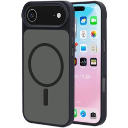 Mobiparts Hardcover iPhone Air MagSafe Plastique rigide Coque arrière - Satin Black