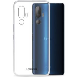 Mobilize Gelly Coque Transparente HTC U24 Pro Coque arrière en TPU Souple - Transparent