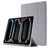 Mobigear Tri-Fold Gel Coque iPad Pro 11 Pouces (2025) Etui en TPU,Similicuir + Porte-crayon - Gris