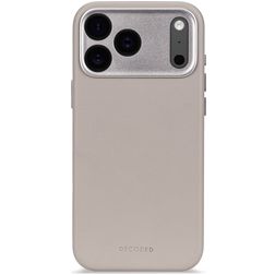 Decoded iPhone 17 Pro Max Cuir véritable Coque arrière Antichoc - Solid Clay