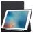 Mobigear Tri-Fold Gel Coque iPad Pro 10.5 Pouces (2017) Etui en TPU,Similicuir + Porte-crayon - Noir
