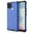 Mobigear Honeycomb Coque Realme C21 Coque arrière Rigide Anti-Chocs - Bleu