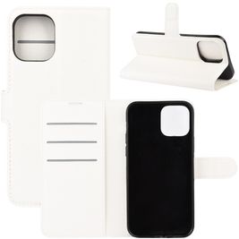 Mobigear Classic Housse iPhone 12 Pro Etui Porte-Monnaie - Blanc