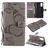 Mobigear Butterfly Housse OPPO Reno 4 Etui Porte-Monnaie - Gris