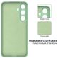 Mobigear Rubber Touch Coque Samsung Galaxy S25 FE Coque arrière en Silicone - Vert