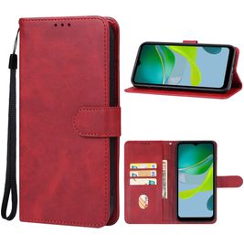 Mobigear Wallet Housse Motorola Moto E13 Etui Porte-Monnaie - Rouge