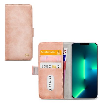 Mobilize Elite Gelly iPhone 13 Pro Max Étui Portefeuille - Soft Pink