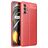 Mobigear Luxury Coque Realme GT Coque arrière en TPU Souple - Rouge