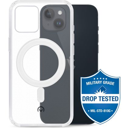 Mobilize Naked Protection Coque Transparente iPhone 14 Plus MagSafe Coque arrière Rigide Anti-Chocs - Transparent