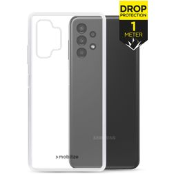 Mobilize Naked Protection Coque Transparente Samsung Galaxy A13 4G Coque arrière Rigide Anti-Chocs - Transparent