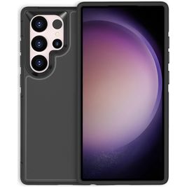 Mobigear Traveller Coque Samsung Galaxy S24 Ultra Coque arrière Rigide Anti-Chocs - Noir