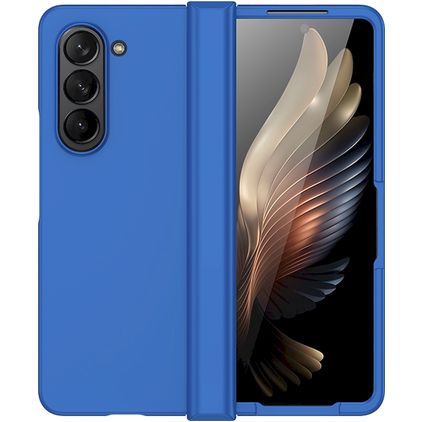 Mobigear Colors Samsung Galaxy Z Fold 5 Plastique rigide Coque arrière - Bleu foncé