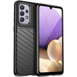 Mobigear Groove Coque Samsung Galaxy A33 Coque arrière en TPU Souple - Noir