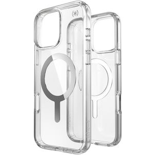 Speck Presidio Perfect Clear Coque Transparente iPhone 16 Pro Max MagSafe Coque arrière Rigide Anti-Chocs - Transparent
