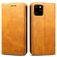 Suteni Art iPhone 11 Étui Portefeuille - Cognac