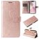 Mobigear Butterfly Housse iPhone 16e Etui Porte-Monnaie - Rose doré