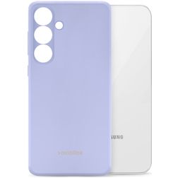 Mobilize Rubber Gelly Samsung Galaxy S24 Plus TPU souple Coque arrière - Pastel Purple