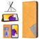 Mobigear Rhombus Slim Housse Samsung Galaxy A73 Etui - Cognac