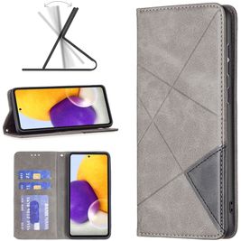Mobigear Rhombus Slim Housse Samsung Galaxy A73 Etui - Gris