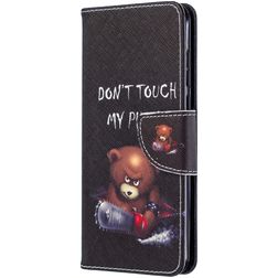 Mobigear Design Huawei P40 Étui Portefeuille - Do Not Touch