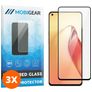 Mobigear Premium OPPO Reno 8 Pro Verre trempé Protection d'écran - Compatible Coque - Noir (Lot de 3)