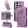 Mobigear Butterfly Housse Samsung Galaxy S26 Ultra Etui Porte-Monnaie - Violet