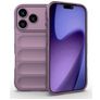 Mobigear Bumpy Coque iPhone 18 Pro Coque arrière en TPU Souple - Violet