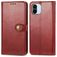 Mobigear Snap Button Xiaomi Redmi A1 4G Étui Portefeuille - Rouge